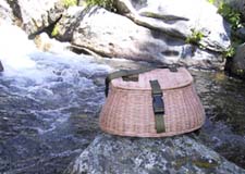 wicker fishing creel